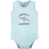 imageHudson Baby Unisex Baby Bodysuit Short and Sock 3Piece SetHandsome Shark