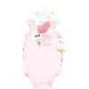 imageHudson Baby Unisex Baby Bodysuit Short and Sock 3Piece SetMelt My Heart Ice Cream