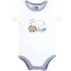 imageHudson Baby Unisex Baby Bodysuit Short and Sock 3Piece SetMilk and Cookie Better Together