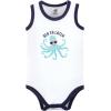 imageHudson Baby Unisex Baby Bodysuit Short and Sock 3Piece SetSea Octopus