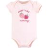 imageHudson Baby Unisex Baby Bodysuit Short and Sock 3Piece SetStrawberry Love