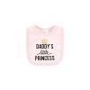imageHudson Baby Unisex Baby Cotton Bodysuit Pant and Bib Set Peace Love Flowers NewbornDaddys Little Princess