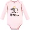 imageHudson Baby Unisex Baby Cotton Bodysuit Pant and Shoe Set Daddys Little Princess 1218 Months