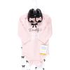 imageHudson Baby Unisex Baby Cotton Bodysuit Pant and Shoe SetBlack Bow