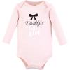 imageHudson Baby Unisex Baby Cotton Bodysuit Pant and Shoe SetBlack Bow
