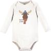 imageHudson Baby Unisex Baby Cotton Bodysuit Pant and Shoe SetCozy Woodland Moose