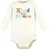 imageHudson Baby Unisex Baby Cotton Bodysuit Pant and Shoe SetKind Human
