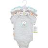 imageHudson Baby Unisex Baby Cotton Bodysuits 5packForest Neutral
