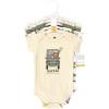 imageHudson Baby Unisex Baby Cotton Bodysuits 5packGoing on Safari