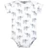 imageHudson Baby Unisex Baby Cotton BodysuitsBlue Elephant Peanut