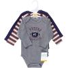 imageHudson Baby Unisex Baby Cotton BodysuitsBlue Football