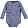 imageHudson Baby Unisex Baby Cotton BodysuitsBlue Green Dino