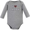 imageHudson Baby Unisex Baby Cotton BodysuitsBoy Daddy