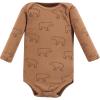 imageHudson Baby Unisex Baby Cotton BodysuitsBrown Bear
