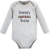 imageHudson Baby Unisex Baby Cotton BodysuitsBrown Football Buddy