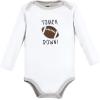 imageHudson Baby Unisex Baby Cotton BodysuitsBrown Football Buddy