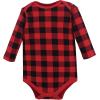 imageHudson Baby Unisex Baby Cotton BodysuitsBuffalo Christmoose
