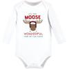 imageHudson Baby Unisex Baby Cotton BodysuitsBuffalo Christmoose