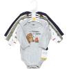 imageHudson Baby Unisex Baby Cotton BodysuitsCamping Animals