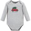 imageHudson Baby Unisex Baby Cotton BodysuitsChristmas Scene
