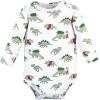 imageHudson Baby Unisex Baby Cotton BodysuitsChristmasaurus