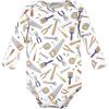 imageHudson Baby Unisex Baby Cotton BodysuitsConstruction Work