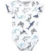 imageHudson Baby Unisex Baby Cotton BodysuitsFintastic