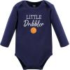 imageHudson Baby Unisex Baby Cotton BodysuitsGray Basketball