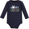 imageHudson Baby Unisex Baby Cotton BodysuitsHoppy Easter