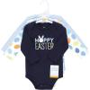 imageHudson Baby Unisex Baby Cotton BodysuitsHoppy Easter