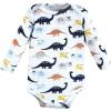 imageHudson Baby Unisex Baby Cotton BodysuitsHugasaurus