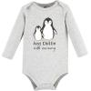 imageHudson Baby Unisex Baby Cotton BodysuitsJust Chillin Penguin