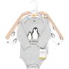 imageHudson Baby Unisex Baby Cotton BodysuitsJust Chillin Penguin
