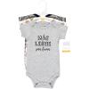 imageHudson Baby Unisex Baby Cotton BodysuitsLeche Por Favor