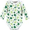 imageHudson Baby Unisex Baby Cotton BodysuitsLucky Charm
