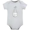 imageHudson Baby Unisex Baby Cotton BodysuitsMilk Belly Bottle