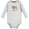 imageHudson Baby Unisex Baby Cotton BodysuitsMoose Bear Sweater
