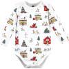 imageHudson Baby Unisex Baby Cotton BodysuitsNorth Pole