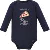 imageHudson Baby Unisex Baby Cotton BodysuitsPizza