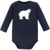 imageHudson Baby Unisex Baby Cotton BodysuitsPolar Bear