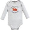 imageHudson Baby Unisex Baby Cotton BodysuitsPumpkin Pie