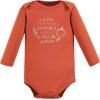 imageHudson Baby Unisex Baby Cotton BodysuitsPumpkin Pie