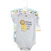 imageHudson Baby Unisex Baby Cotton BodysuitsSafari Animals