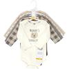 imageHudson Baby Unisex Baby Cotton BodysuitsSnuggle Bear