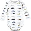 imageHudson Baby Unisex Baby Cotton BodysuitsVehicles