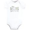 imageHudson Baby Unisex Baby Cotton BodysuitsWild Leaf Safari