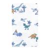 imageHudson Baby Unisex Baby Cotton Flannel Burp Cloths 10Pack Dino Friends One SizePastel Dino
