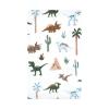 imageHudson Baby Unisex Baby Cotton Flannel Burp Cloths 10Pack Dino Friends One SizeRetro Dinosaur