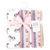 imageHudson Baby Unisex Baby Cotton Flannel Burp Cloths 12Pack Bundle Safari Friends One SizeCowgirl