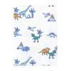 imageHudson Baby Unisex Baby Cotton Flannel Burp Cloths 12Pack Bundle Safari Friends One SizePastel Dino